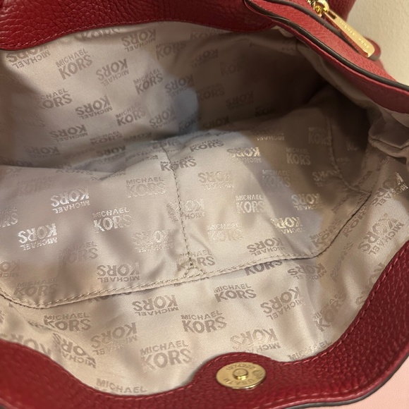 Michael Kors Jet Set LG Chain Shoulder Bag Tote Pebble Leather - Picture 4 of 5